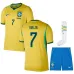 Brasilien VINI JR 2026/27 Heimtrikot Kinder Gelb
