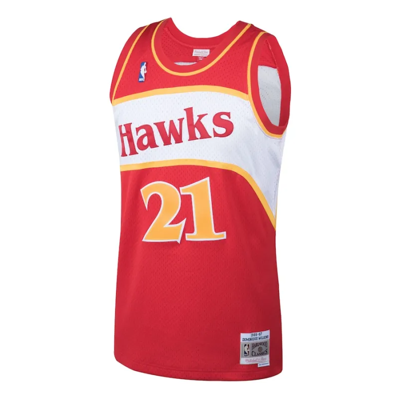Dominique Wilkins Atlanta Hawks Mitchell & Ness 1986/87 Hardwood Classics Jersey