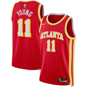 Trae Young, Atlanta Hawks Unisex Swingman Jersey - Icon Edition - Red