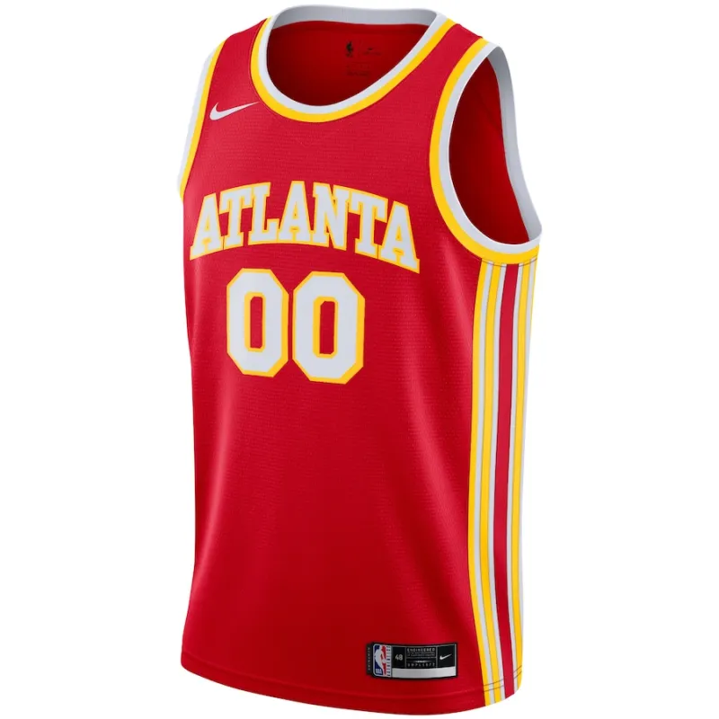Atlanta Hawks Maglia personalizzata Swingman 2020/21 - Edizione Icona - Rosso