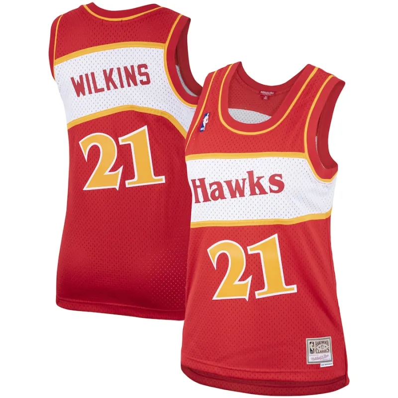 Dominique Wilkins Hawks Mitchell & Ness HWC Trikot für Damen