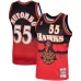 Atlanta Hawks Maglia Swingman Dikembe Mutombo - Nera/Rossa