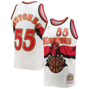 Atlanta Hawks Dikembe Mutombo 1996/97 Swingman Jersey - White