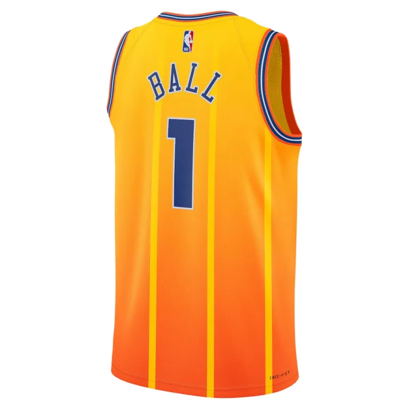 Charlotte Hornets LaMelo Ball 2025/26 Camiseta Swingman - Edición Ciudad - Naranja