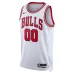 Camiseta personalizada Swingman unisex de los Chicago Bulls - Edición Asociación - Blanco