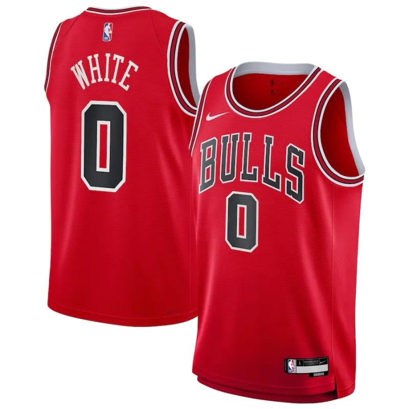 Coby White Chicago Bulls Youth Fan Jersey - Icon Edition - Red