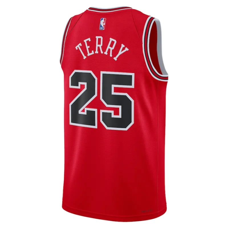 Maglia Dalen Terry Chicago Bulls unisex NBA Draft 2022 primo round Icon Edition