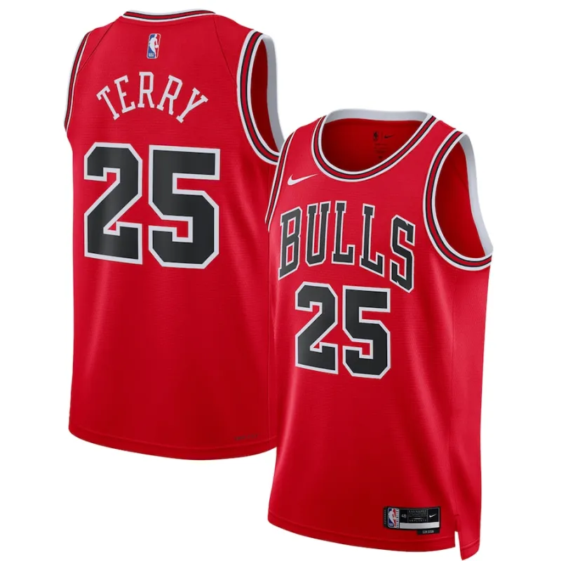 Maglia Dalen Terry Chicago Bulls unisex NBA Draft 2022 primo round Icon Edition