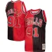 Dennis Rodman Chicago Bulls Mitchell & Ness Big & Tall Hardwood Classics 1995/96 Split Swingman Trikot