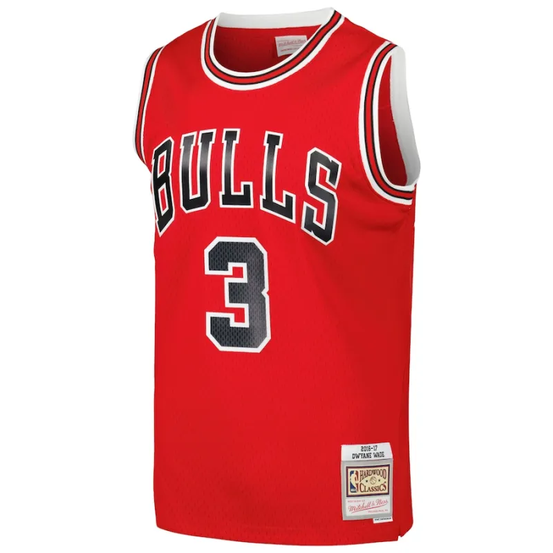 Dwyane Wade Chicago Bulls Mitchell & Ness 2016/17 Klassische Edition Swingman-Jersey - Rot