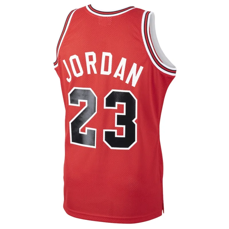 Michael Jordan Maillot de rookie classique 1984/85 des Chicago Bulls Mitchell & Ness - Rouge