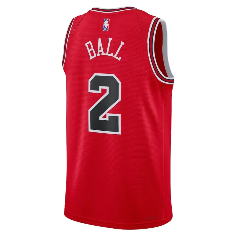 Chicago Bulls Lonzo Ball Swingman Trikot - Icon Edition - Rot