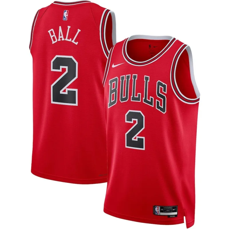 Chicago Bulls Lonzo Ball Swingman Trikot - Icon Edition - Rot