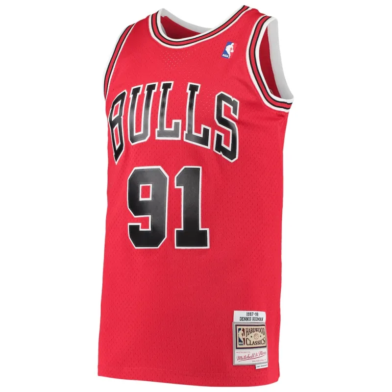 Chicago Bulls Maglia Swingman Dennis Rodman - Rossa