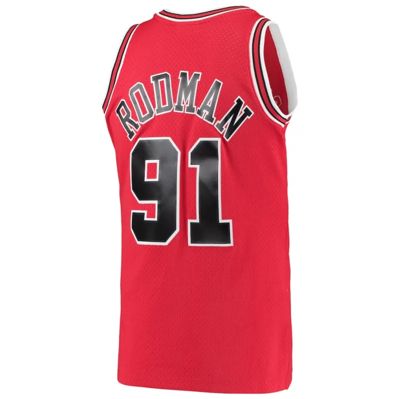 Chicago Bulls Maglia Swingman Dennis Rodman - Rossa