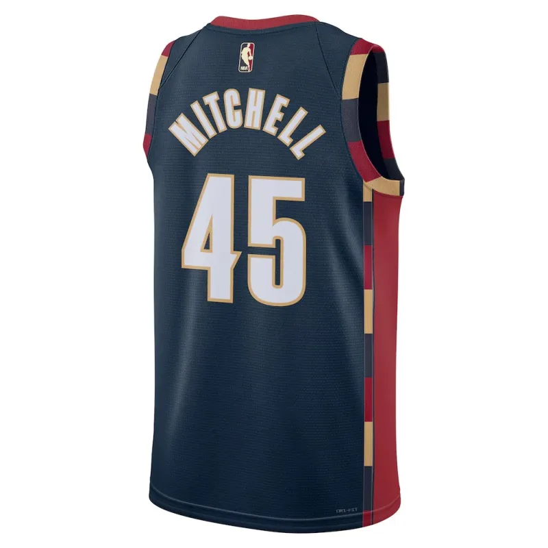 Cleveland Cavaliers Donovan Mitchell Swingman Trikot - Classic Edition - Marineblau