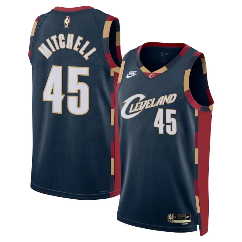 Cleveland Cavaliers Donovan Mitchell Swingman Trikot - Classic Edition - Marineblau