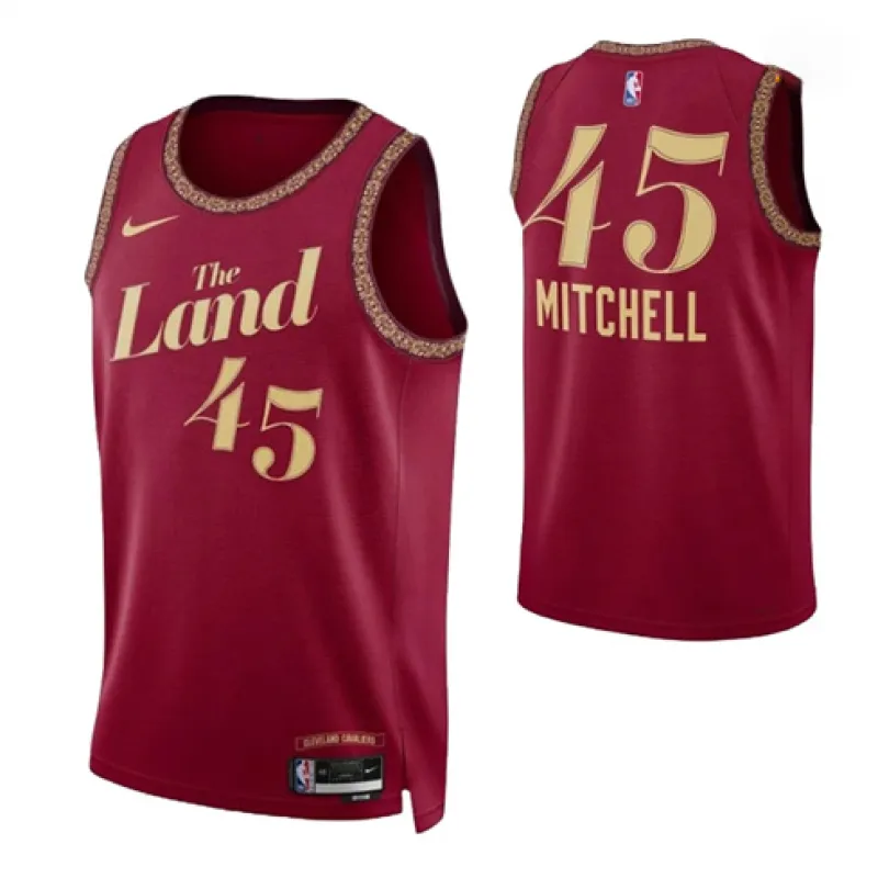 Donovan Mitchell's jersey, Cleveland Cavaliers 2023/24 - City Edition - Red