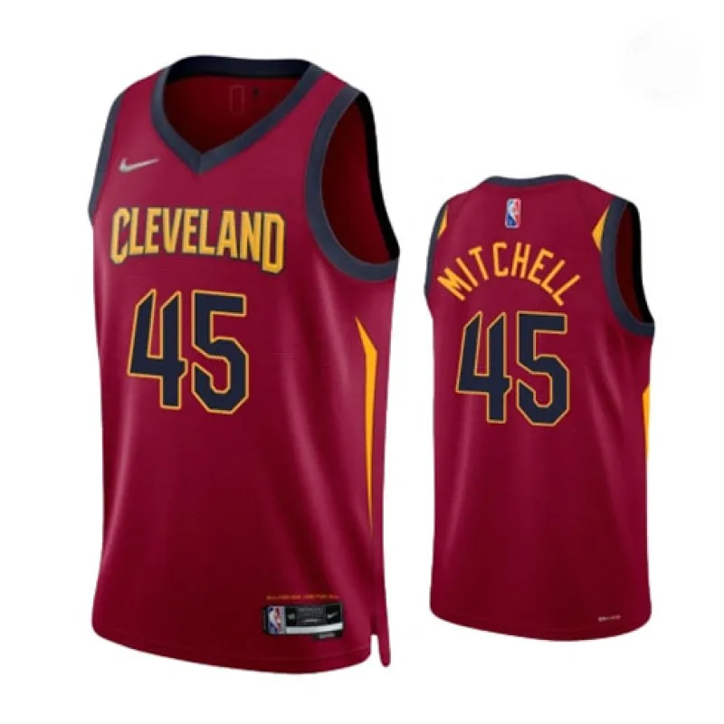 Donovan Mitchell's jersey, Cleveland Cavaliers 2021/22 - Customized Icon Edition - Red