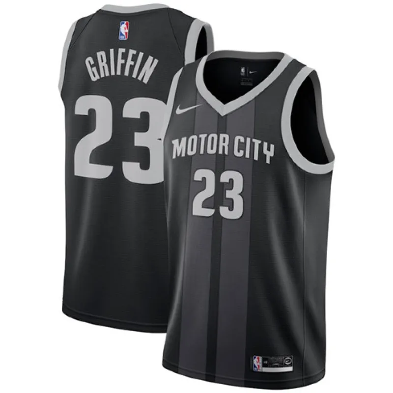 Blake Griffin, Detroit Pistons, 2018/19 - Edición Ciudad - Negro