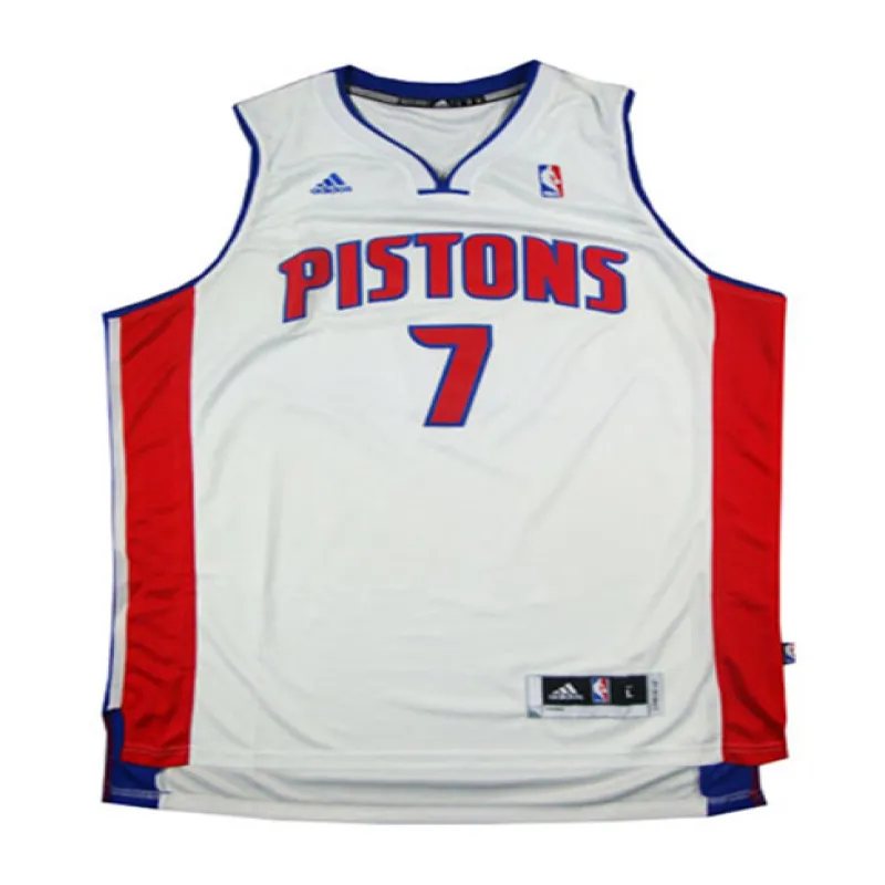 Brandon Jennings, Detroit Pistons - Weiß
