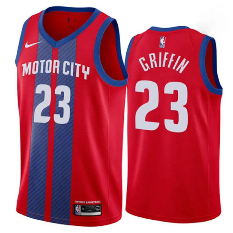Blake Griffin, les Detroit Pistons, 2019/20 - Édition Ville - Rouge