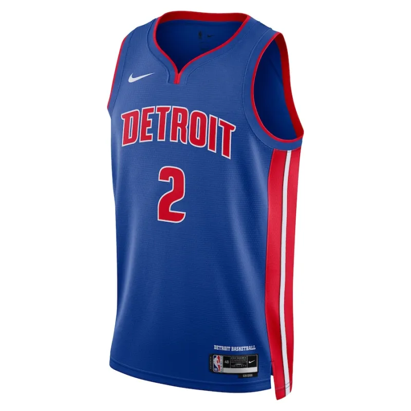 Cade Cunningham, Maillot Swingman unisexe des Detroit Pistons - Édition Icône - Bleu