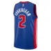 Cade Cunningham, Maillot Swingman unisexe des Detroit Pistons - Édition Icône - Bleu