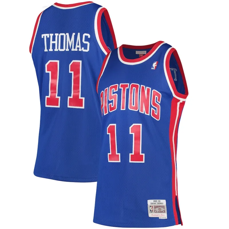 Isiah Thomas Detroit Pistons Mitchell & Ness Edizione Classica 1988/89