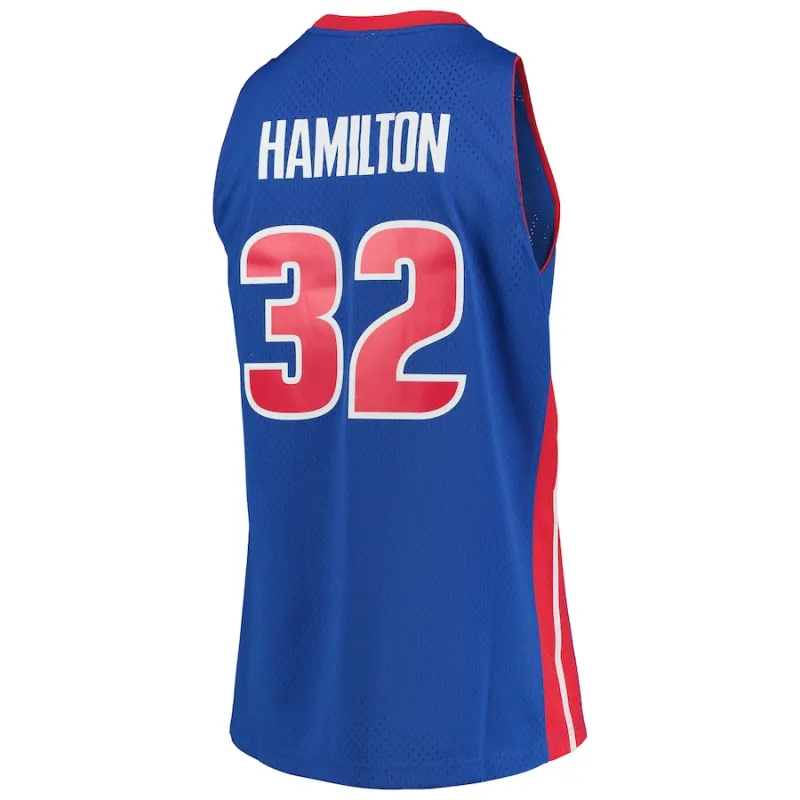 Richard Hamilton Detroit Pistons Mitchell & Ness 2003/04 Hardwood Classics Trikot