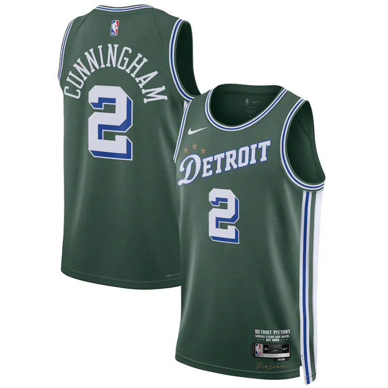 Cade Cunningham Detroit Pistons Unisex 2022/23 Swingman City Edition Trikot