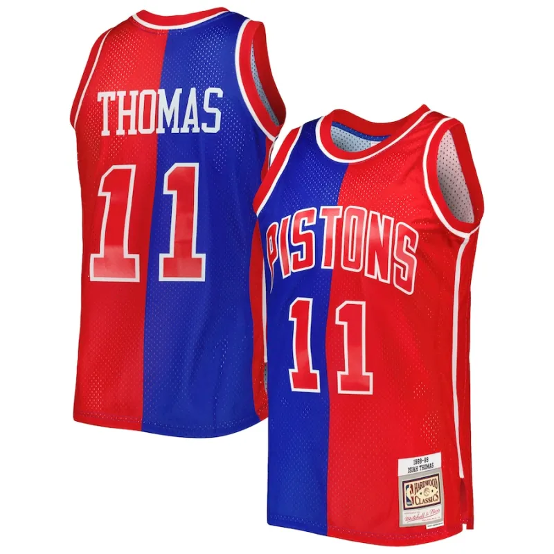 Maglia Isiah Thomas Mitchell & Ness Retro Classic 1988/89 Split Swingman