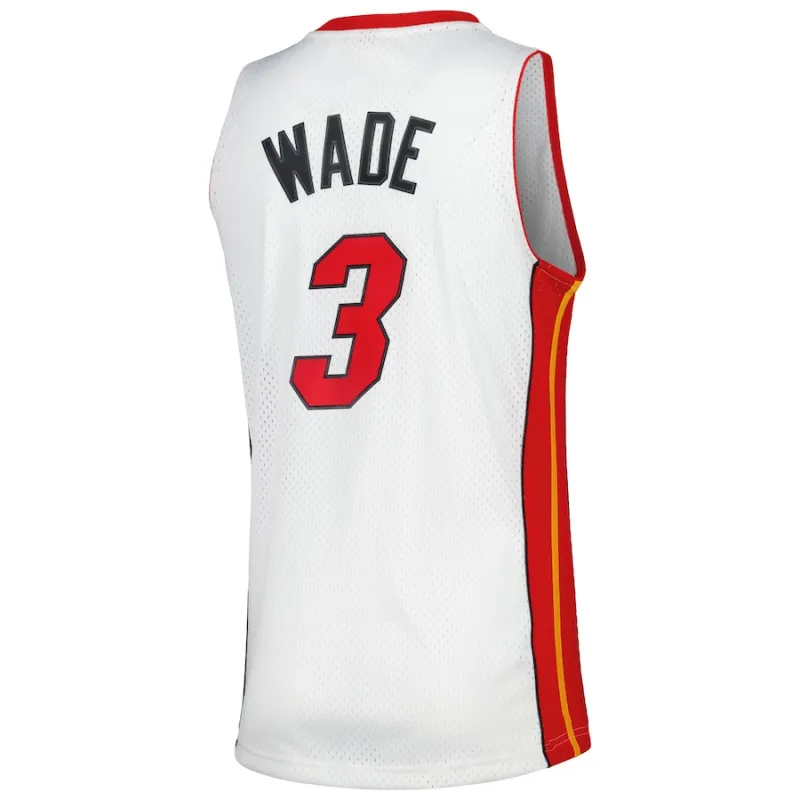 Dwyane Wade, Maglia Swingman dell'edizione classica 2005/06 dei Miami Heat di Mitchell & Ness - Bianco