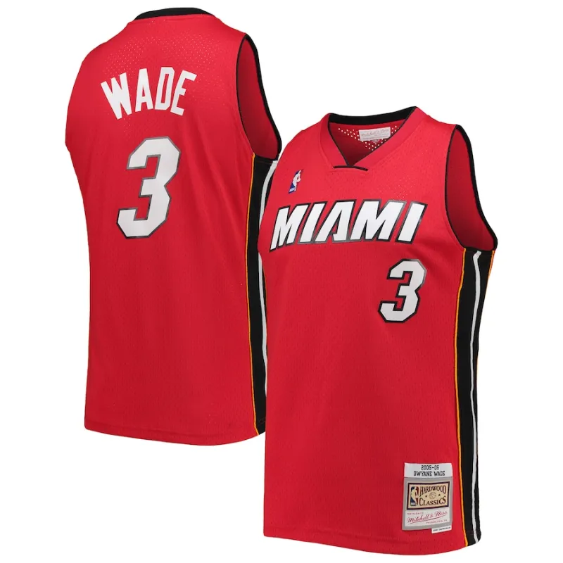 Dwyane Wade Miami Heat Mitchell & Ness Big & Tall Hardwood Classics 2005/06 Jersey