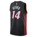 Tyler Herro, Maillot Swingman Unisexe des Miami Heat - Édition Icône - Noir