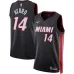 Tyler Herro, Maillot Swingman Unisexe des Miami Heat - Édition Icône - Noir