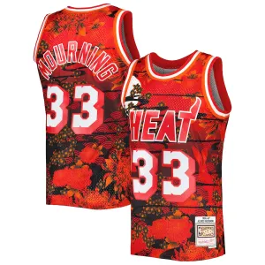 Alonzo Mourning Miami Heat Mitchell & Ness 1996/97 Hardwood Classics Lunar New Year Jersey