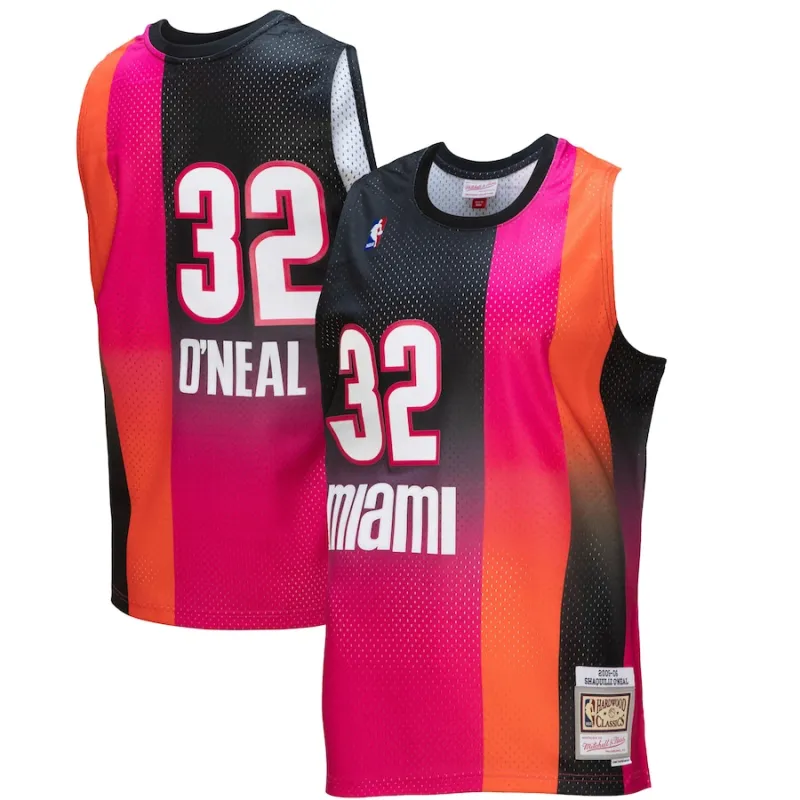 Shaquille O’Neal Miami Heat Mitchell & Ness 2005/06 Hardwood Classics Fadeaway Swingman Trikot