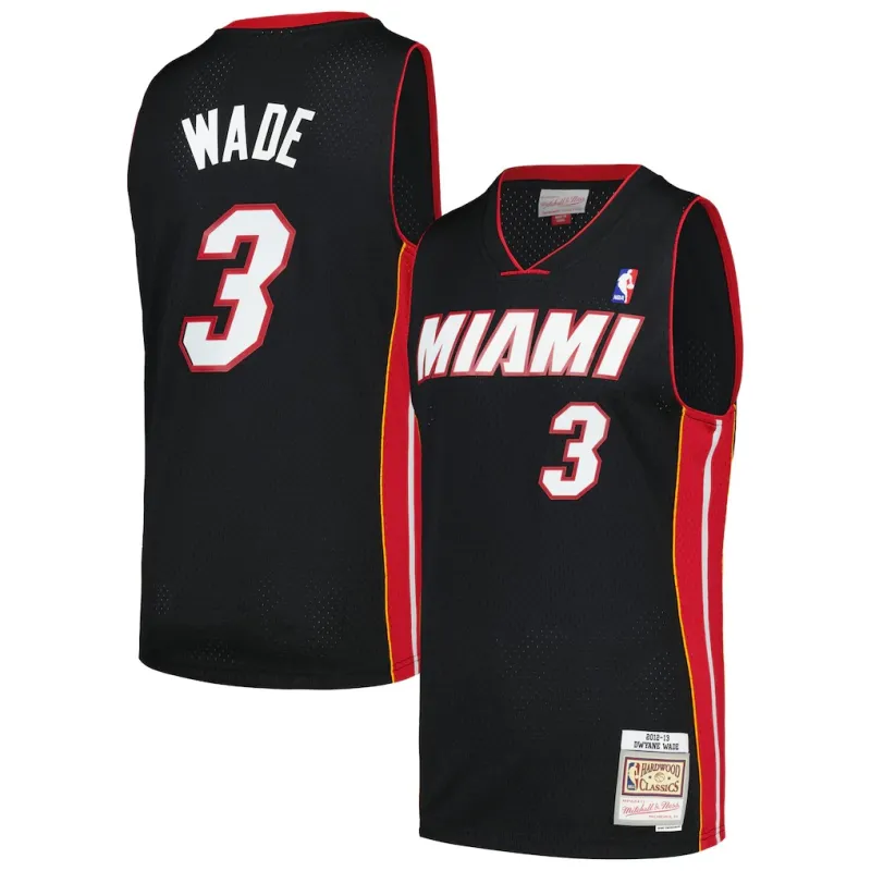 Miami Heat Dwyane Wade Swingman Jersey - Black