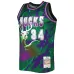 Ray Allen, Milwaukee Bucks Mitchell & Ness 1996/97 Classic Marble Swingman Jersey - Green