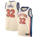 New York Knicks Karl-Anthony Towns 2025/26 City Edition Swingman Jersey Cream