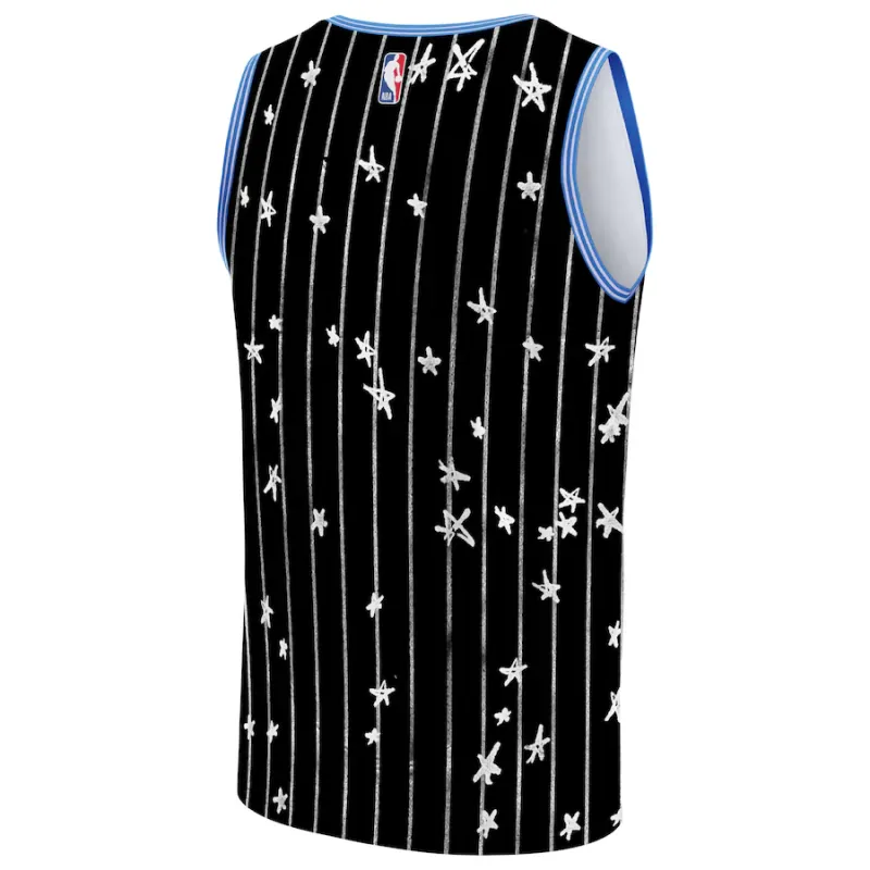 Orlando Magic NBA and KidSuper Studios Unisex Hometown Jersey - Black