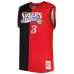 Camiseta Swingman Split Big & Tall Hardwood Classics Mitchell & Ness Philadelphia 76ers Allen Iverson 2000/01