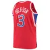 Allen Iverson Philadelphia 76ers Mitchell & Ness 1996/1997 Big & Tall Clásicas Hardwood Camiseta Swingman - Rojo
