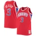 Allen Iverson Philadelphia 76ers Mitchell & Ness 1996/1997 Big & Tall Clásicas Hardwood Camiseta Swingman - Rojo