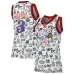 Allen Iverson Philadelphia 76ers Mitchell & Ness Damen 2000 Doodle Swingman Jersey - Weiß