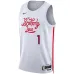 James Harden Philadelphia 76ers Maillot Swingman de la Saison 2022/23 Unisexe - Édition Ville - Blanc