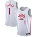 James Harden Philadelphia 76ers Maillot Swingman de la Saison 2022/23 Unisexe - Édition Ville - Blanc