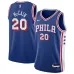 Jared McCain Philadelphia 76ers Maillot Swingman pour Jeunes - Édition Icône - Bleu Royal