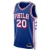 Jared McCain Philadelphia 76ers Camiseta Swingman - Edición Ícono - Azul Real